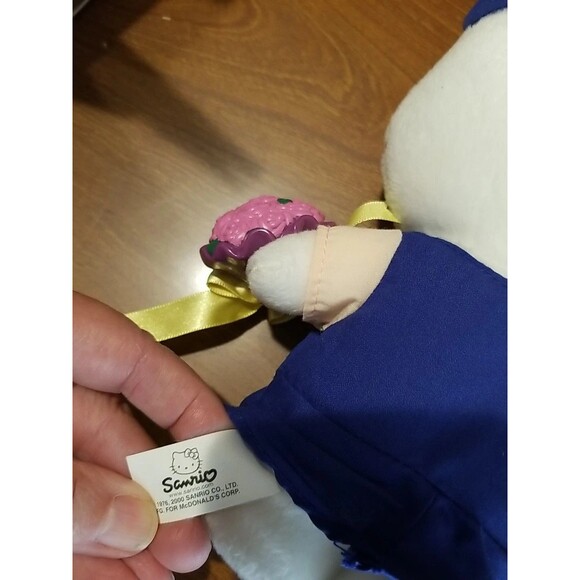Vintage 2000 MCDONALD'S Crew Wedding HELLO KITTY Plush 9 in Doll SANRIO NOS - Picture 7 of 7
